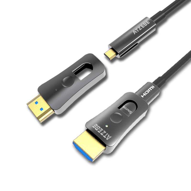 ATZEBE 配管工業用 着脱式HDMIグラスファイバー有線テレビ