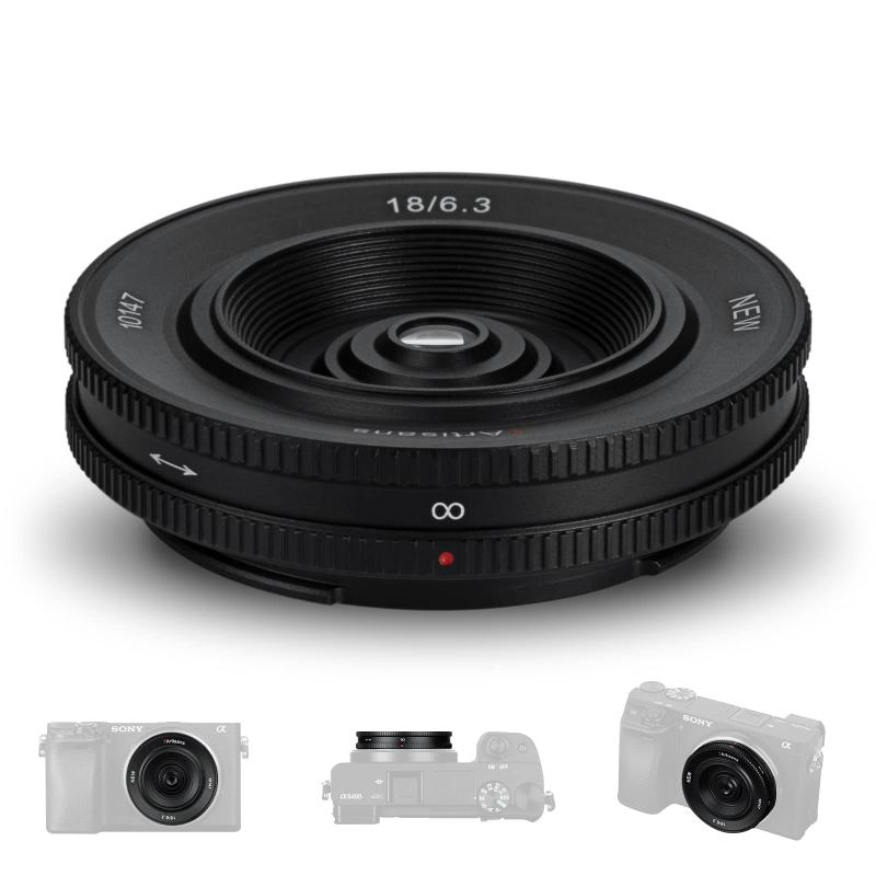 7artisans 18粍 F6.3 II ホットケーキ水晶体 広角水晶体 小型＆軽さ APS-C ハウツー物