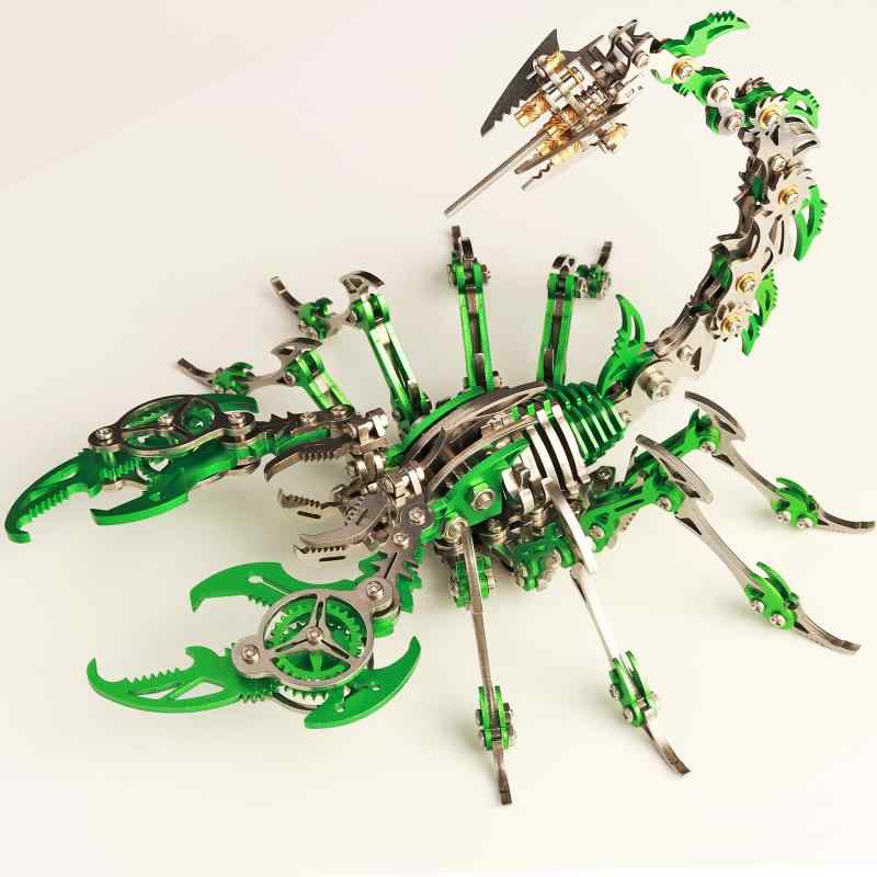 QUXOZHLU 3d金属パズル、立体パズル 大人向け、サソリの3 d金属モデルキット｜トミーショップ 店 10,148円