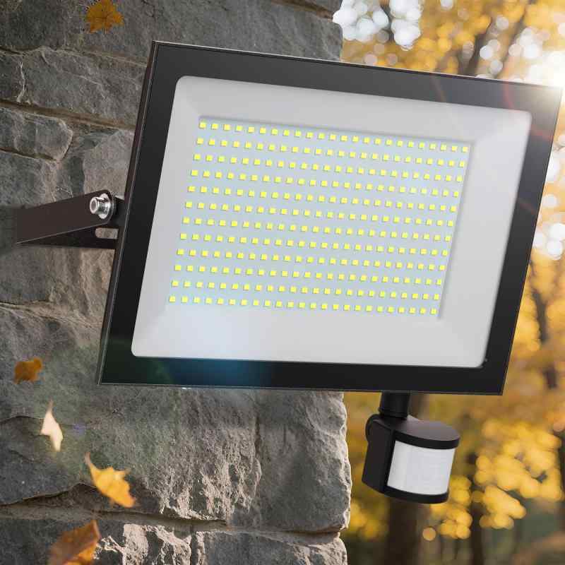 CLY 検出器点火装置 LED 150W人感明暗検出器 差し込み式 超高明快さ 10000LM 12000LM 17000LM 写真用照明 昼光色 6500K 室外/屋内兼用 IP66 防犯点火装置 省エネ フットライト 動く流行り物と点灯第四次元合わせる能力のある
