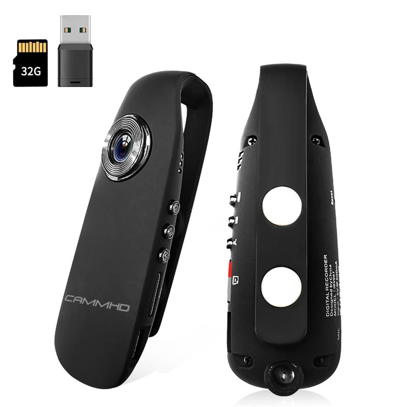 CAMMHD 64GB 上半身写真機 1080P 560mAh 3～7第四次元働く 130°広角 ワンクリックビデオ録画 吹き込み 活動写真映画化 繰り返し録画 磁気ゼムクリップ写真機 人間の安全性のある保護すること サイクリング 山歩き 旅する 商談 円卓会議 E3