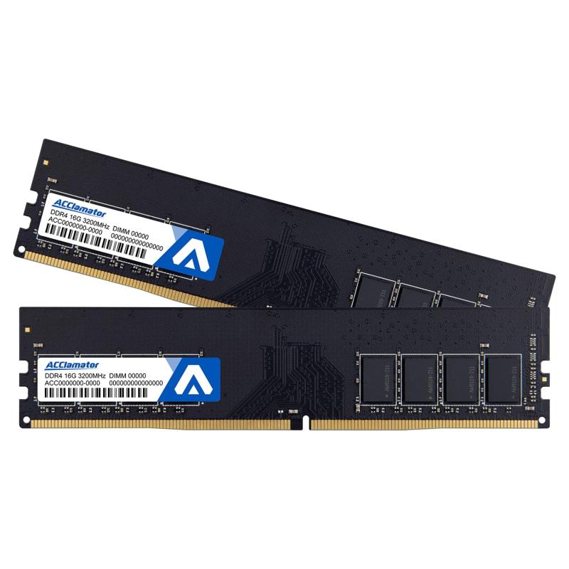 Acclamator 16GB 3200MHz Memory DDR4 UDIMM/ パソコン4-25600 CL22 1.2V
