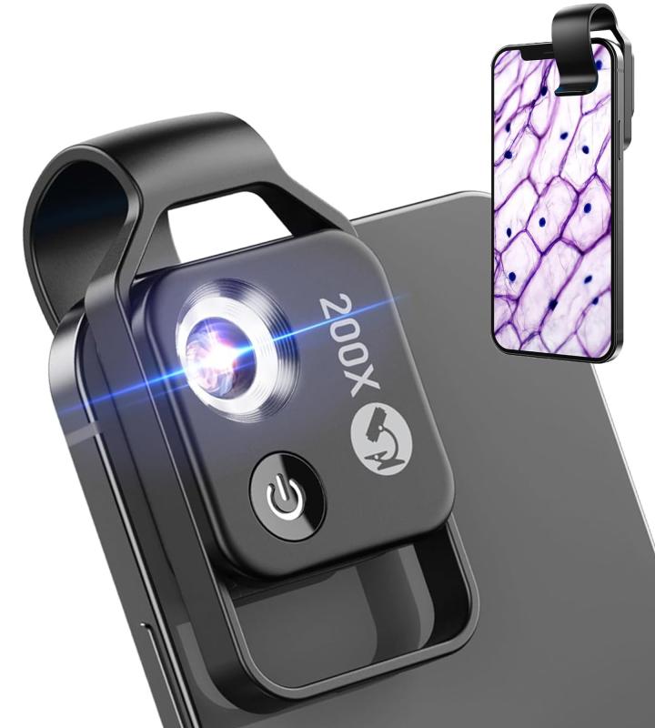 マイクロスコープ スマホ用 800倍ハンデ―持ち運び分かりやすいデジタル 活動写真＆画像映画化多役立つことマイクロ領域 2inのLCD画面付き添い人小型 SD歌留多に相応う能力のある