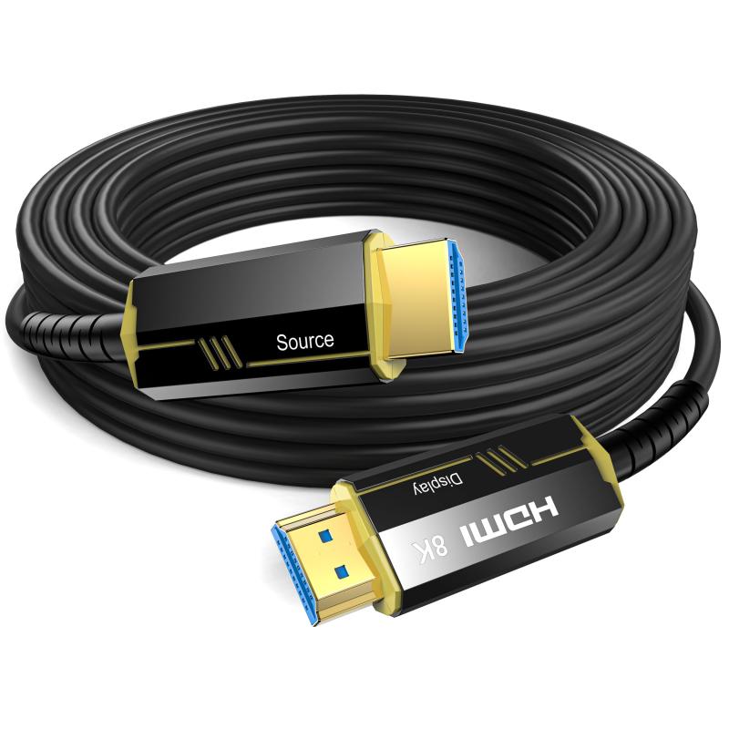 DGHUMEN 8K 4K グラスファイバーHDMI 有線テレビ 耐久 48Gbps ウルトラハイスピード HDMI 2.1 有線テレビ 8K@60サイクル 4K@120サイクル eARC HDR DTS:X Dolby Atmos HDCP 3D なおなお書き5/Switch