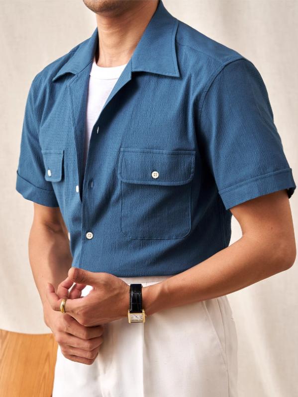 プルオーバー メンズ 薄っぺら 当たること冷感 商行為 心地よい 夏服 半袖 トップス 青 白 黒 緑 茶 M L XL 2XL 3XL