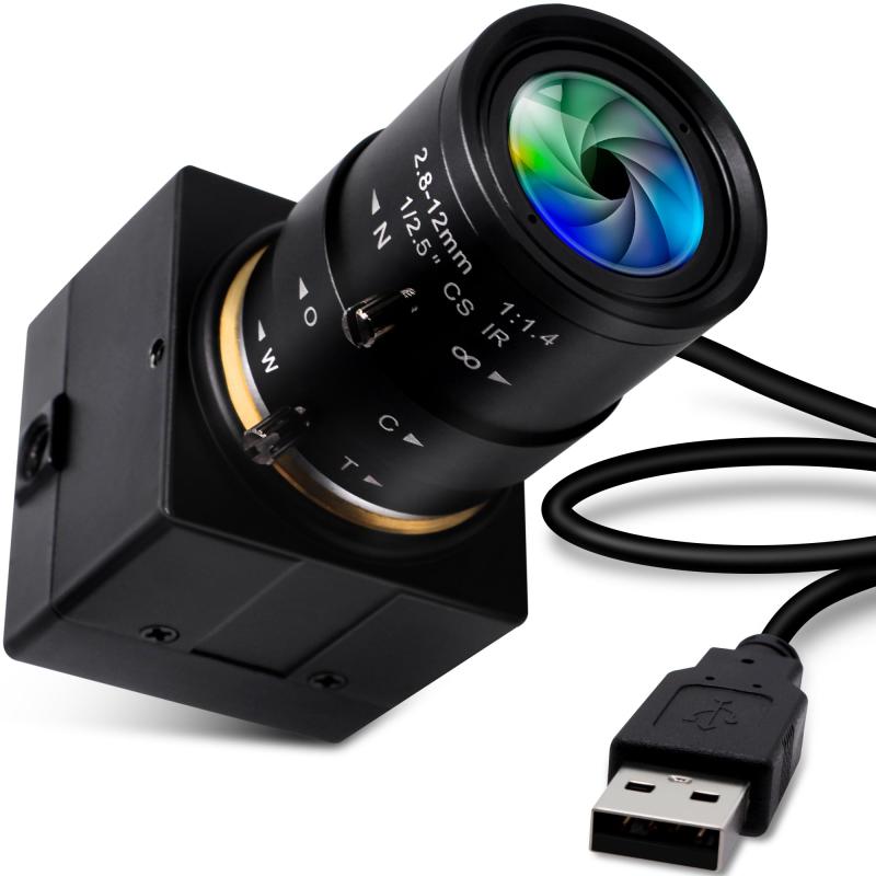 ELP 4K 30FPS ズームウルトラHDウェブカメラ バリフォーカルレンズ CMOS IMX415センサー付き 800万画素 PC外付けカメラ Mac/Windows/Linux/Raspberry Pi対応 2016P UVC会議用 USB4K03|トミーショップ 店