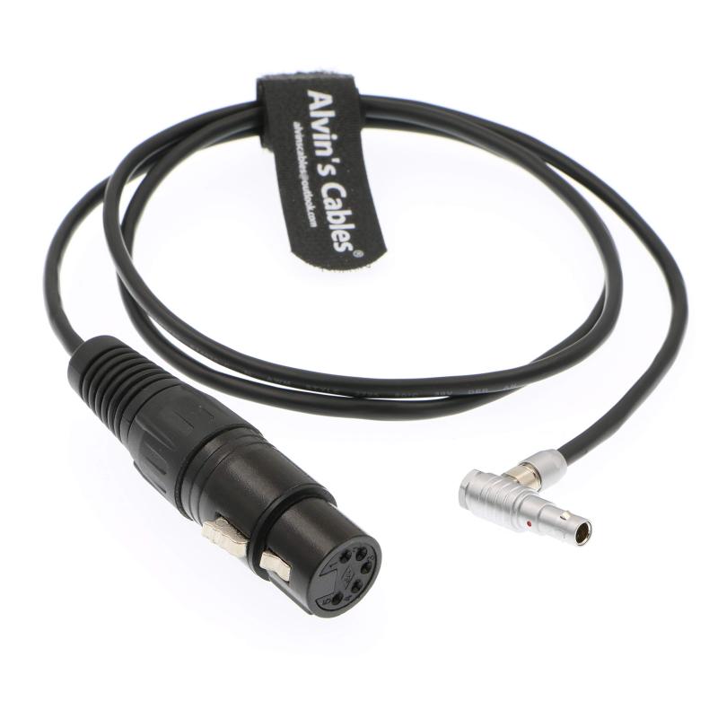 Alvin's Cables Arri Alexa Mini オーディオケーブル 00 5ピン オス ライトアングル - XLR 5ピン メス、60cm｜トミーショップ 店