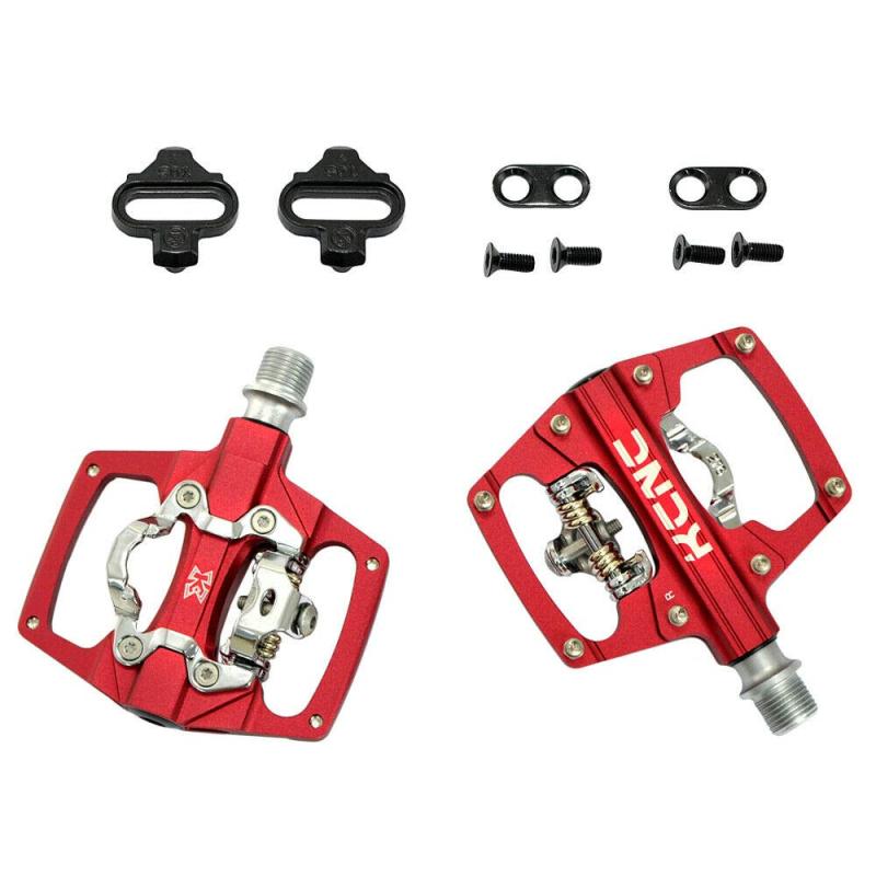 KCNC KPED09 Lightweight MTB Clipless Platform Pedals, Red, KPED09-CR-R, SK2119｜トミーショップ 店