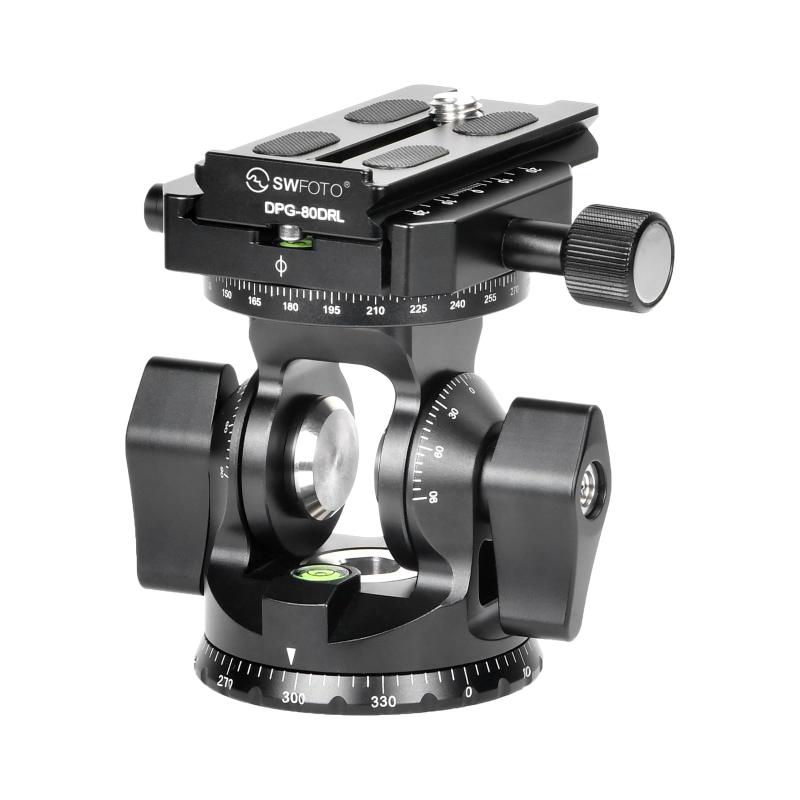 SWFOTO DT-03R 2WAY雲台パンニングクランプ 一脚 2ウェイ雲台 アルカスイス(プレート付属)|トミーショップ 店
