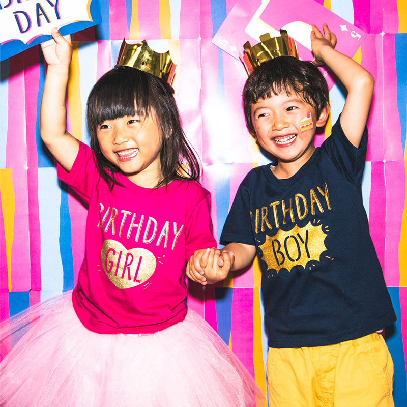 楽天市場 送料無料 誕生日 ベビー キッズ Tシャツ Birthday バースデーtシャツ バースデイ 服 男の子 女の子 誕生日会 1歳 2歳 3歳 4歳 5歳 6歳 ｔシャツ L Sbt 2109ss 50off いろはショップオンライン