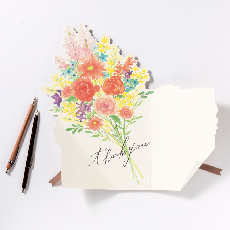 楽天市場 Flower Gallery 花を贈る寄せ書き色紙 ブーケ Ggyb いろはショップオンライン