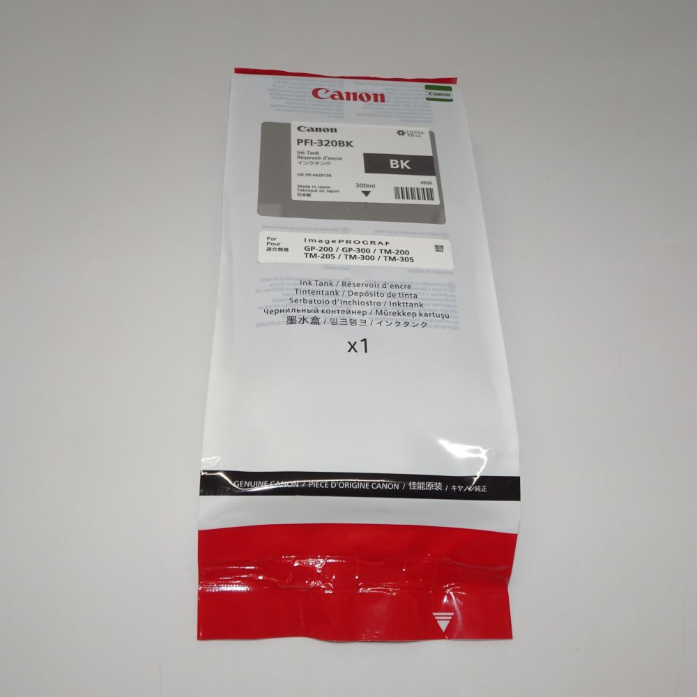 楽天市場】Canon(キヤノン)純正インク 顔料ブラック PFI-320 BK 300ml