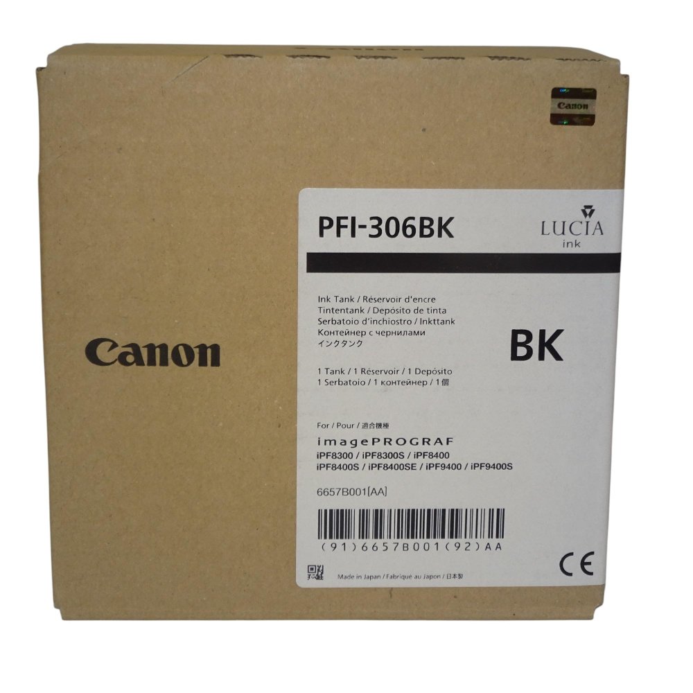 【訳あり 新品 完全無欠】PFI-306BK [インキ貯蔵タンク 黒いこと 6657B001]