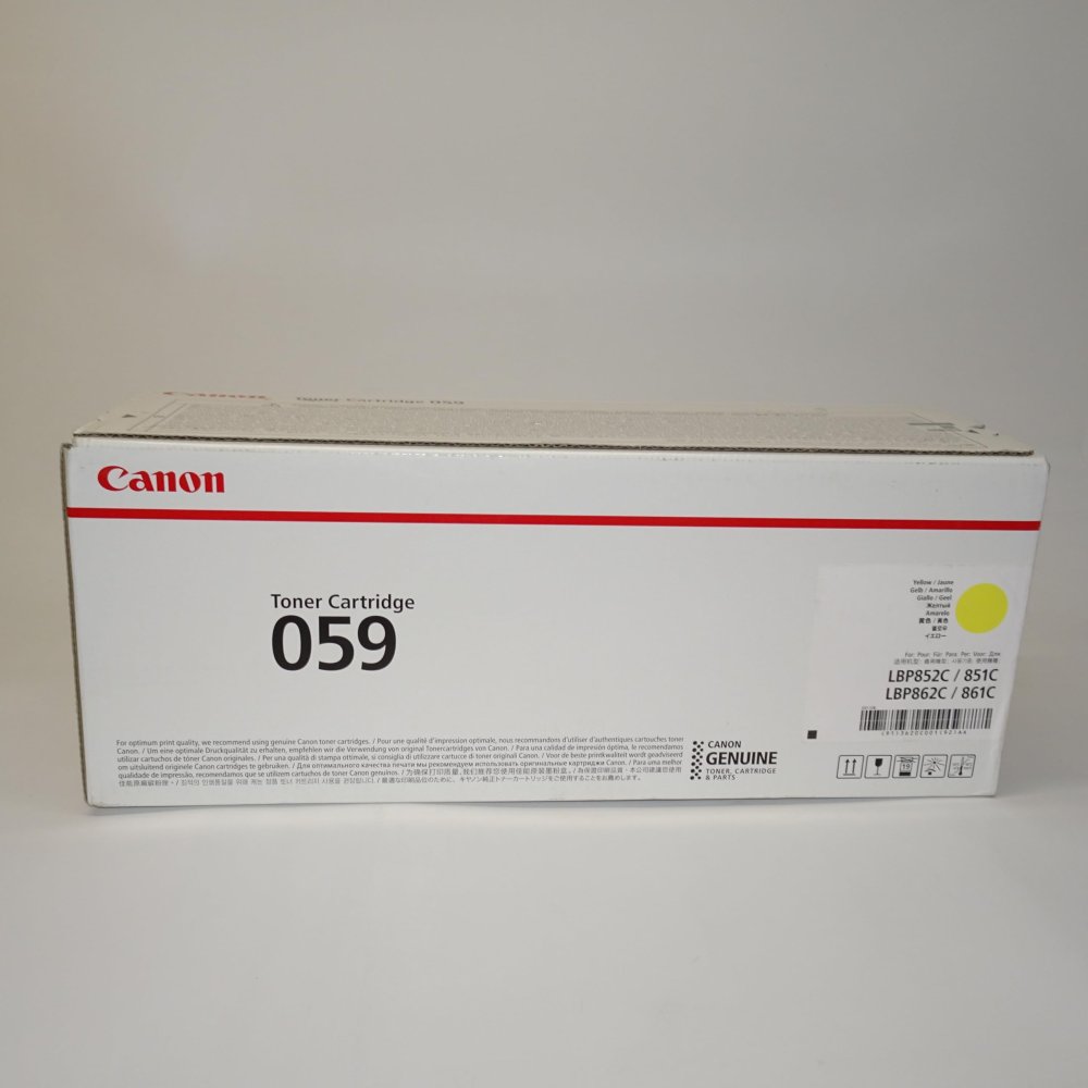 【訳あり 新品 純正】Canon トナーカートリッジ CRG-059YEL イエロー