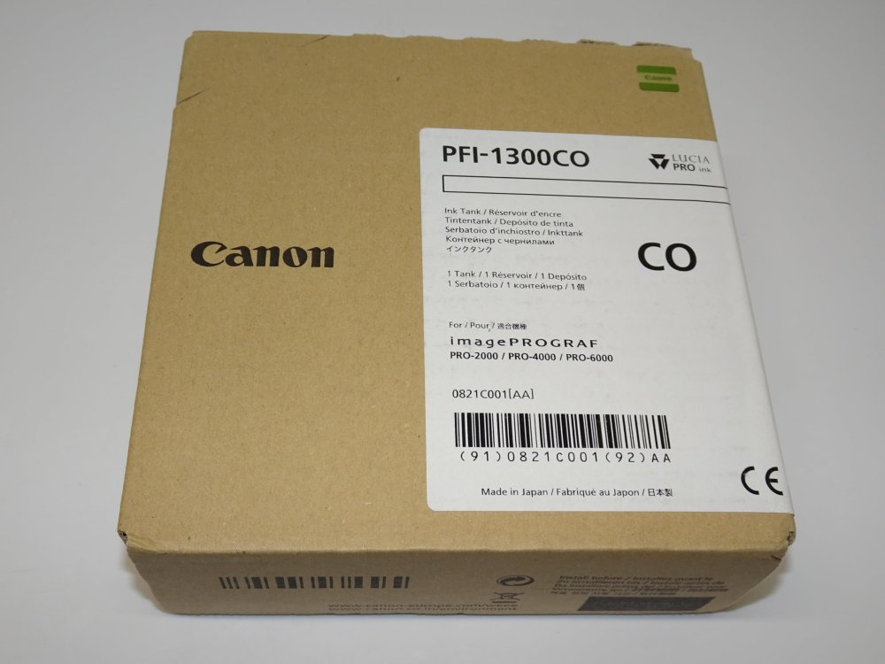 【訳あり 新品 純然たる】Canon インキ貯蔵タンク PFI-1300CO クロマオプティマイザー