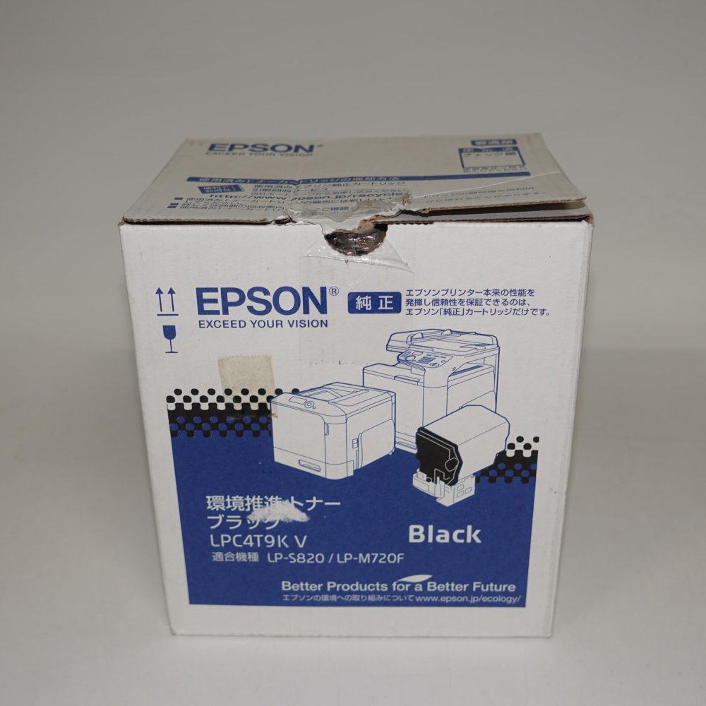 【訳あり 新品 純然たる】EPSON トナーカートリッジ LPC4T9KV 黒いこと