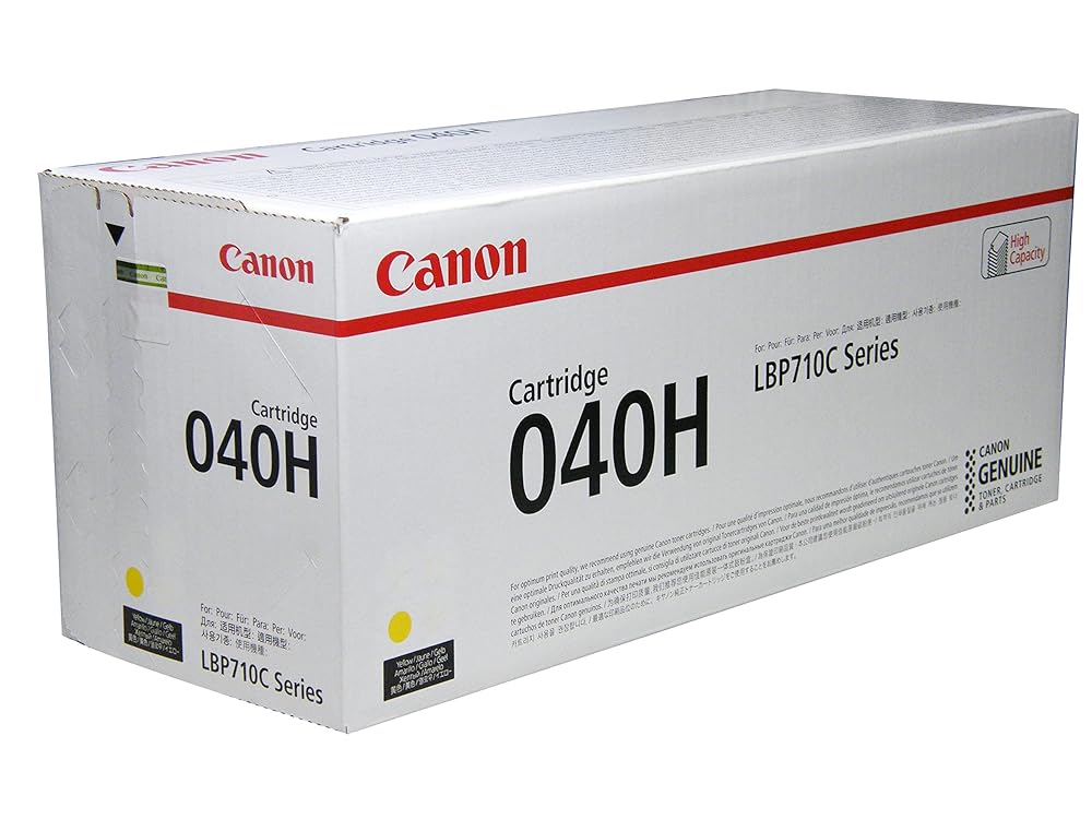 【純正品】CANON トナーカートリッジ040H イエロー 純正品