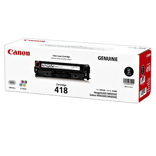 【純正品】Canon トナーカートリッジ CRG-418BLK ブラック｜ワールドエコー