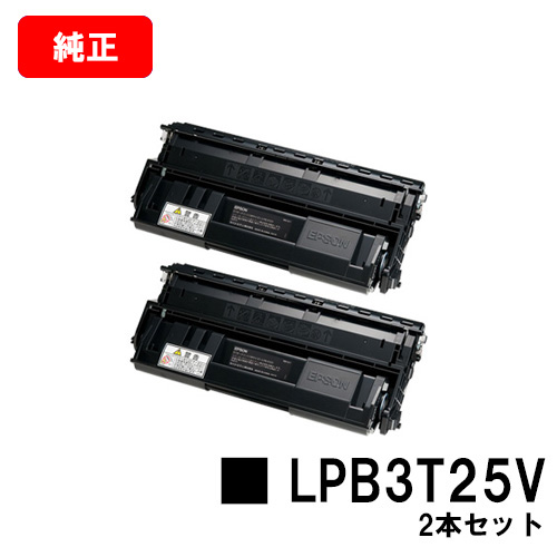 EPSON(エプソン) 環境推進トナー LPB3T25Vお買い得２本セット PC