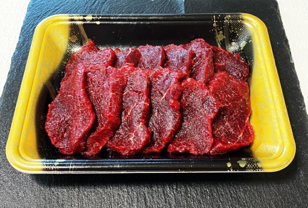 遠野鹿肉 熟成ローススライス｜柔らか旨み&times;ヘルシー&times;手軽にジビエ｜鉄分豊富｜シカ肉【冷凍】鹿 赤身 熟成 赤身肉 ジビエ肉通販 ジビエ お肉 熟成肉 美味しいお肉 お取り寄せ｜遠野ジビエの里