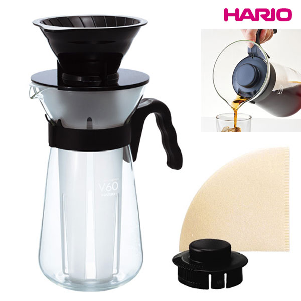 HARIO V60 ハリオコーヒーメーカー 限定色ホワイト　グラス4個付き HARIO ハリオ コーヒーメーカー V60 珈琲王2 限定色 ホワイト
