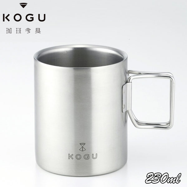 楽天市場 珈琲考具 マグカップ 230ml たためるハンドルの二重構造ステンレスマグ Fresh Roaster珈琲問屋 楽天市場店