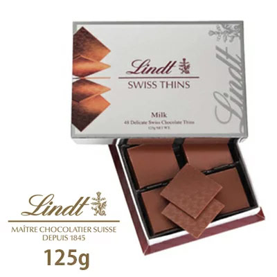 楽天市場 Lindt リンツ 8465 スイスシン ミルク エキストラシン 125g Fresh Roaster珈琲問屋 楽天市場店