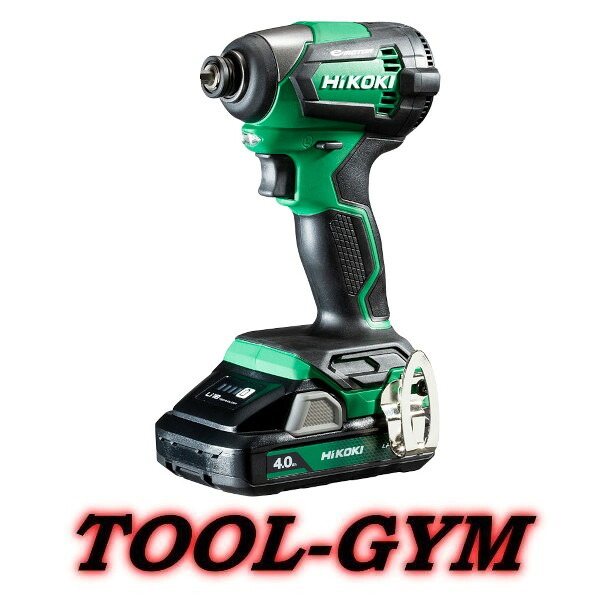 HiKOKI[ハイコーキ] 18V-4.0Ah コードレスインパクトドライバ WH18DE (2LC）｜TOOL-GYM 店