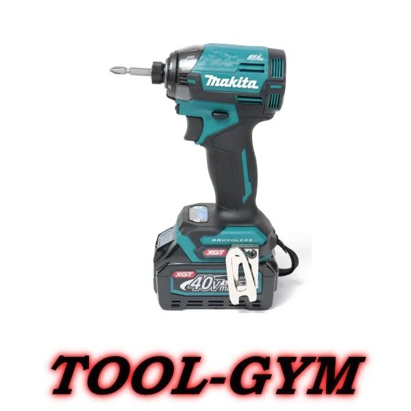 マキタ[makita] 40Vmax-2.5Ah 申し受ける式インパクトドライバ TD002GRDX（青）