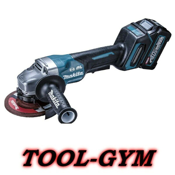 マキタ[makita] 40V-2.5Ah 125mm 充電式ディスクグラインダ GA010GRDX(パドルスイッチ)｜TOOL-GYM 店 44,103円