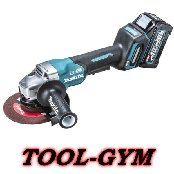 マキタ[makita] 40V-4.0Ah 150mm 充電式ディスクグラインダ GA034GRMX (パドルスイッチ)｜TOOL-GYM 店