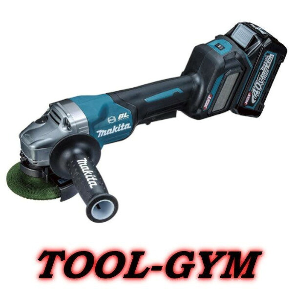 マキタ[makita] 40V-4.0Ah 100mm 充電式ディスクグラインダ GA019GRMX（パドルスイッチ・無線連動+ダイヤル変速)