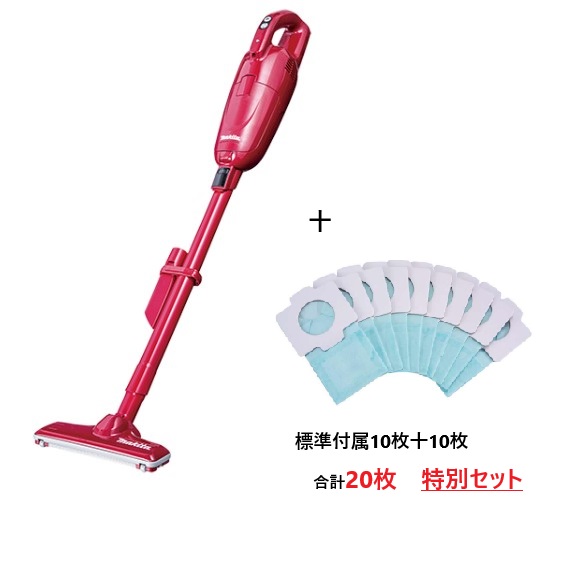 マキタ 【人並み外れた仕掛ける】10.8V申し受ける式洗浄剤 CL115FDWR 【紙容器に並べる20枚仕掛ける】 (赤いこと)