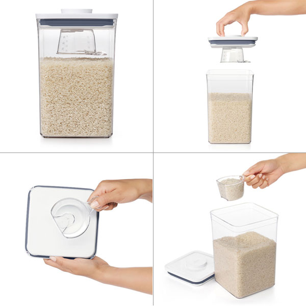 【楽天市場】OXO オクソー ポップコンテナ2 POP2 ライスカップ 180ml 11241000 【計量カップ 米 パーツ ライスメジャー