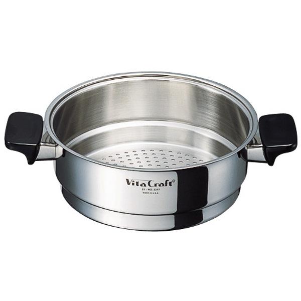 楽天市場】Vita Craft ビタクラフト 小蒸し器蓋付 3302 【キッチン