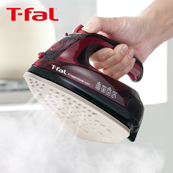 【SS押さえる 抽せんで最大限度100%Pうしろ側】T-FAL ティファール フリームーブ ミニ 6470（ハイグレードモデル）FV6470J0【コードレススチームアイロン ハンデ鉄 水蒸気鉄 コードレス鉄 陶芸かけ面 一般受け 差し上げ物 家電】