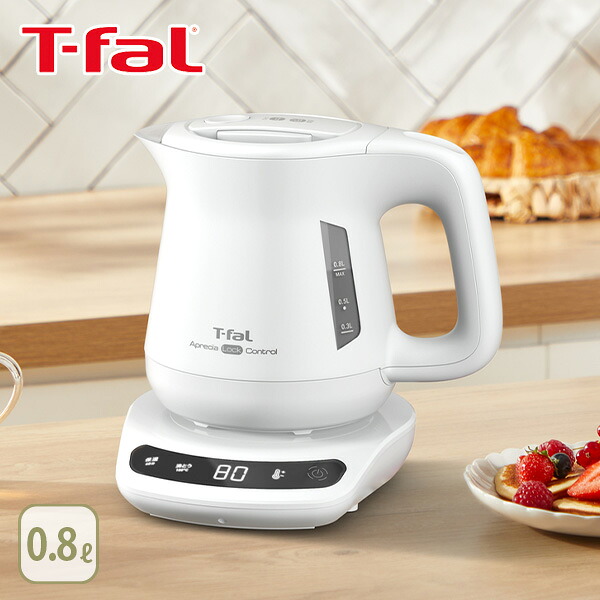【SS押さえる 抽せんで最大限度100%Pうしろ側】【排他的権利付き添い人】T-FAL ティファール アプレシア 鍵を掛ける 抑えつける 白いこと KO8601J0 0.8L【灯し火湯沸かし 湯沸かし 灯し火ポット 湯わかし 軽さ 珈琲 紅茶の葉 家電 勝手もと 一般受け 差し上げ物 文芸批評社会的運動】cp客体