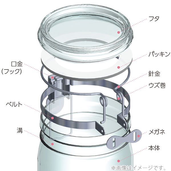 取手付密封びん3L梅酒瓶果実酒瓶セラーメイト保存容器調味料入れ星硝