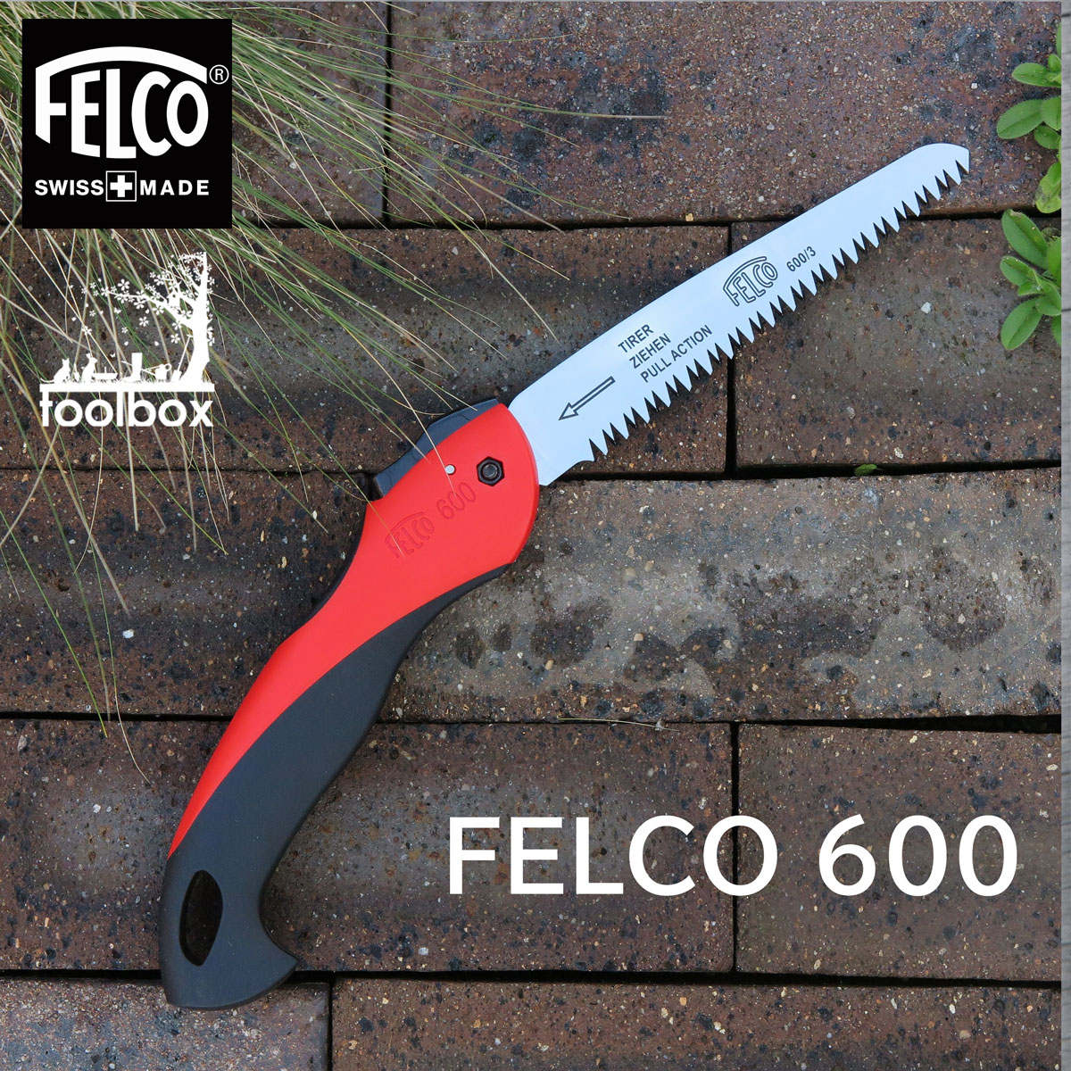 楽天市場 メール便で送料無料 日本輸入正規代理店品 折畳み ノコギリ Felco600 フェルコ600 園芸 鋸 のこぎり コンパクト ノコギリ 剪定 剪定ノコギリ 剪定のこぎり 枝引き バラ 薔薇 バラの手入れ 庭道具屋 Toolbox 園芸用品