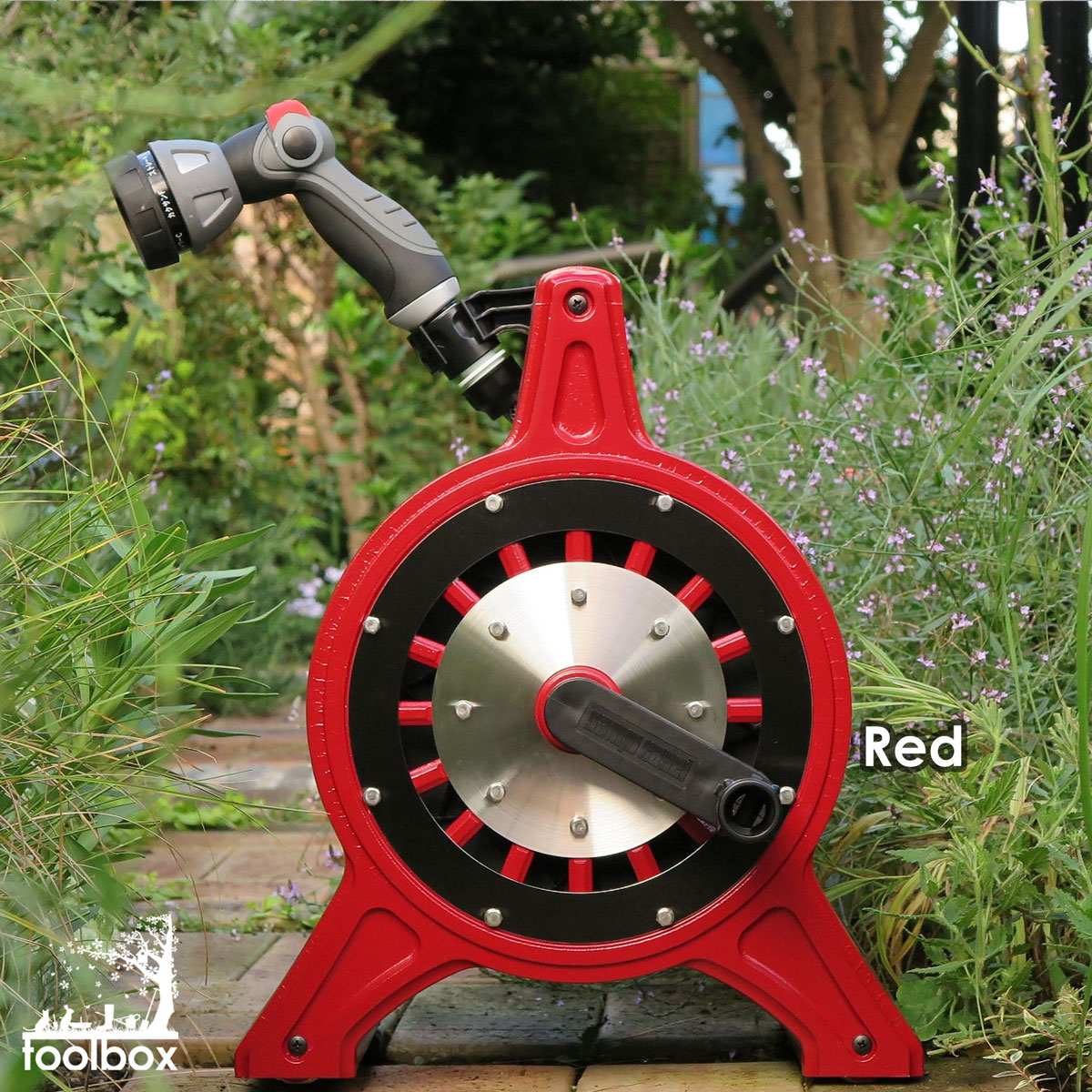 アルミホースリール販売実績4500台 オリジナルデザイン ホースリール Cosmo 3d コスモ3d ブラック シルバー レッド おしゃれ 高品質 送料無料 散水 水まき 水やり 洗車 ホースリール 散水ホース 新築祝い のし対応 沖縄 離島配送不可 Painfreepainrelief Com