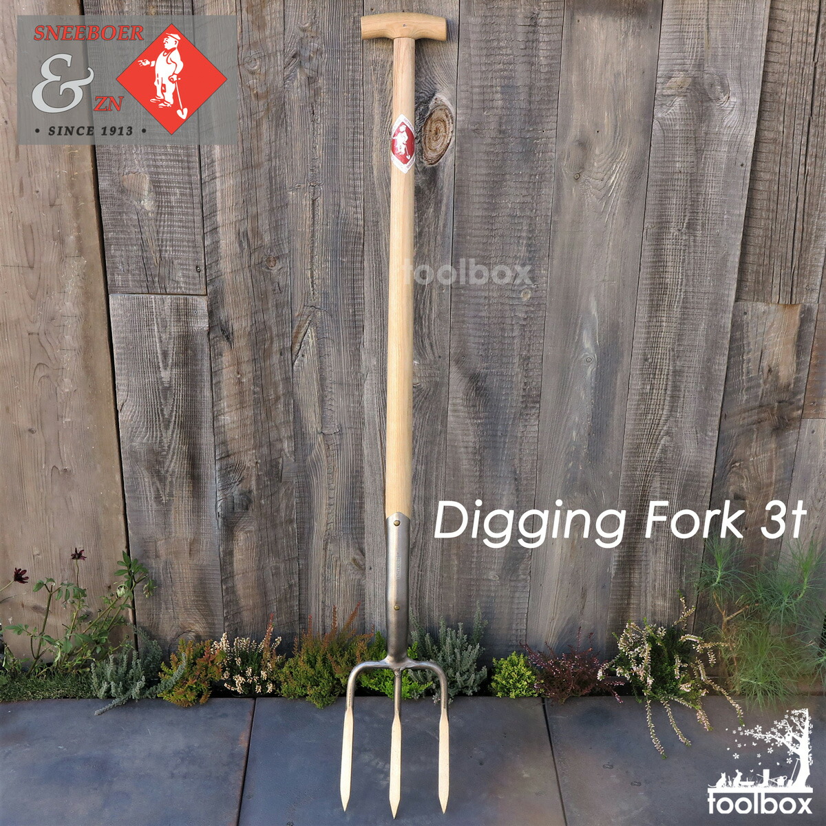 オランダ王室御用達 Sneeboer スネーブール スネーブール 鍛造ステンレス ガーデニング 農業 21年春号掲載花 ガーデン Diy ディギングフォーク 3本爪 おしゃれ 植替え Garden Garden 上質 ガーデンツール 高品質 園芸用品 鉢植え 21年春号掲載 安い オンラインストア