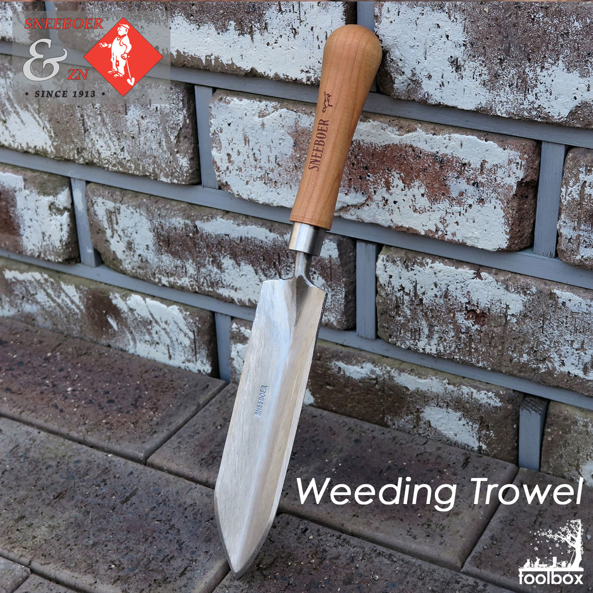 オランダ王室御用達 Sneeboer スネーブール 鍛造ステンレス 除草スコップ Weeding Trowel 4514 シャベル ショベル スコップ おしゃれ 上質 高品質 園芸用品 雑草取り 草取り 鉢植え ガーデンツール ギフト対応 楽しく掘ろう 最高品質の手鍛造ステンレス製ガーデンツール