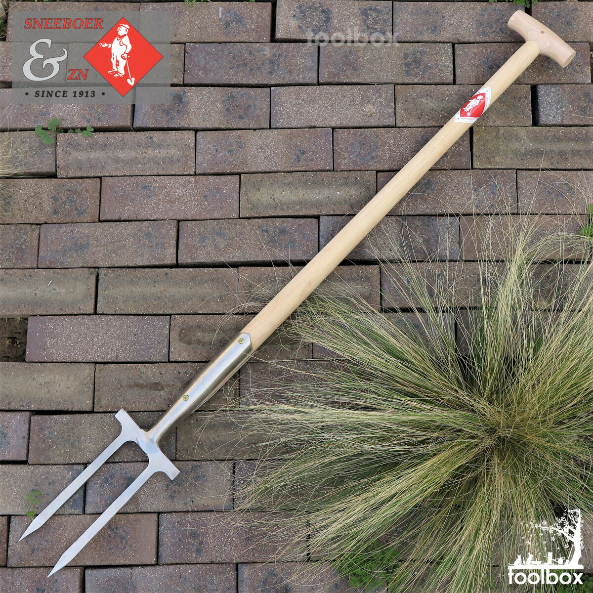 【オランダ王室御用達】【Sneeboerスネーブール鍛造ステンレスローズフォーク(Rozefork2t5086-210755)】バラ用フォークおしゃれ上質高品質園芸用品施肥堆肥ガーデンツールギフト対応