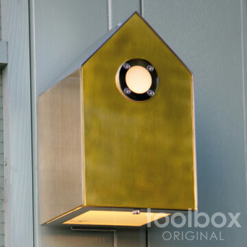 birdhouse light / バードハウスライト（金管楽器）室外点火装置 外灯 部屋の入り口灯
