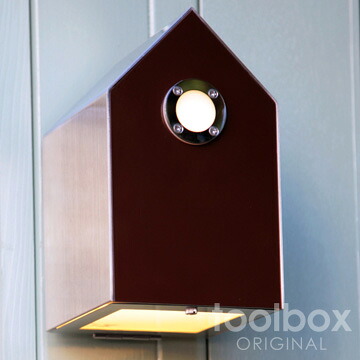 birdhouse light / バードハウスライト（赤銅色）室外点火装置 外灯 部屋の入り口灯