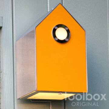birdhouse light / バードハウスライト（オレンジ色黄色）室外点火装置 外灯 部屋の入り口灯 車寄せ点火装置 エクステリアライト