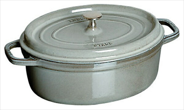 STAUB(ストウブ) ストウブ　ピコ・ココット　オーバル [ ２３cmグレー４０５００－２３６ ] RST4830