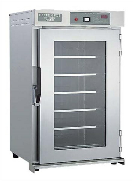 直送品■遠赤外線温蔵庫ビーフェポット [ ＮＢ－１００ＥＧ（硝子扉） ]  EOV6101 [ 1-0846-1201 ]