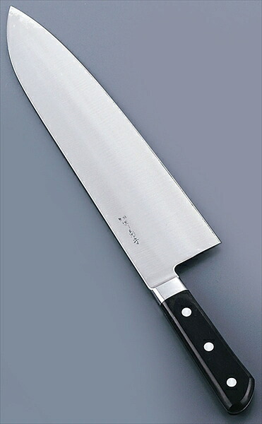 堺 菊守 堺菊守日本鋼（口金付）巾広厚口牛刀 [ ２７cm ] AKK9001 [ 1-0314-0301 ]｜ダイレクトコム ～Smart-Tool館～