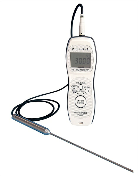 ThermoPORT(サーモ界面) 標準尺度ハンデ白金気温計 ピーティーサーモ [ ＴＰ－８００ＰＴ（標準尺度Ｓ付） ]   BOVP901 [ 1-0618-0301 ] 鍋・フライパン-その他